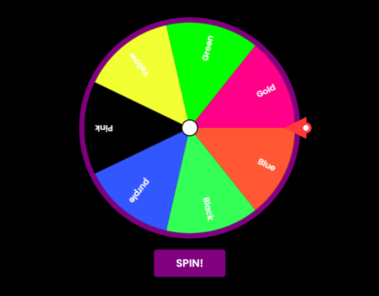 random color picker wheel